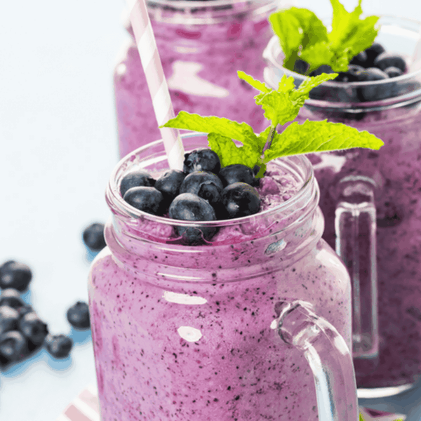 smoothie için yaban mersini
