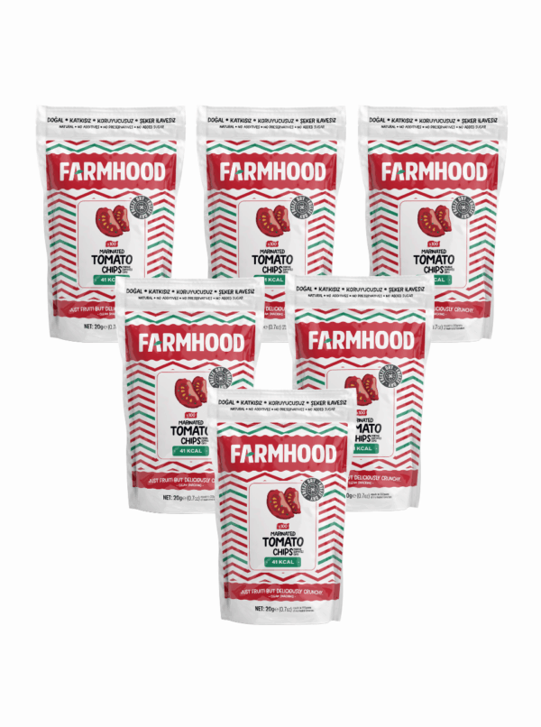 6x Freeze Dried Marine Domates Cipsi