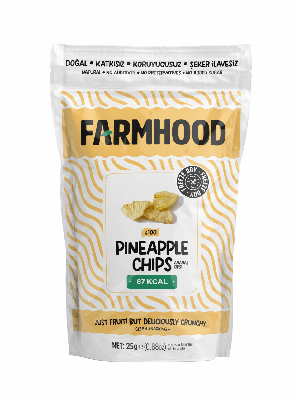Freeze Dried Pineapple Chips