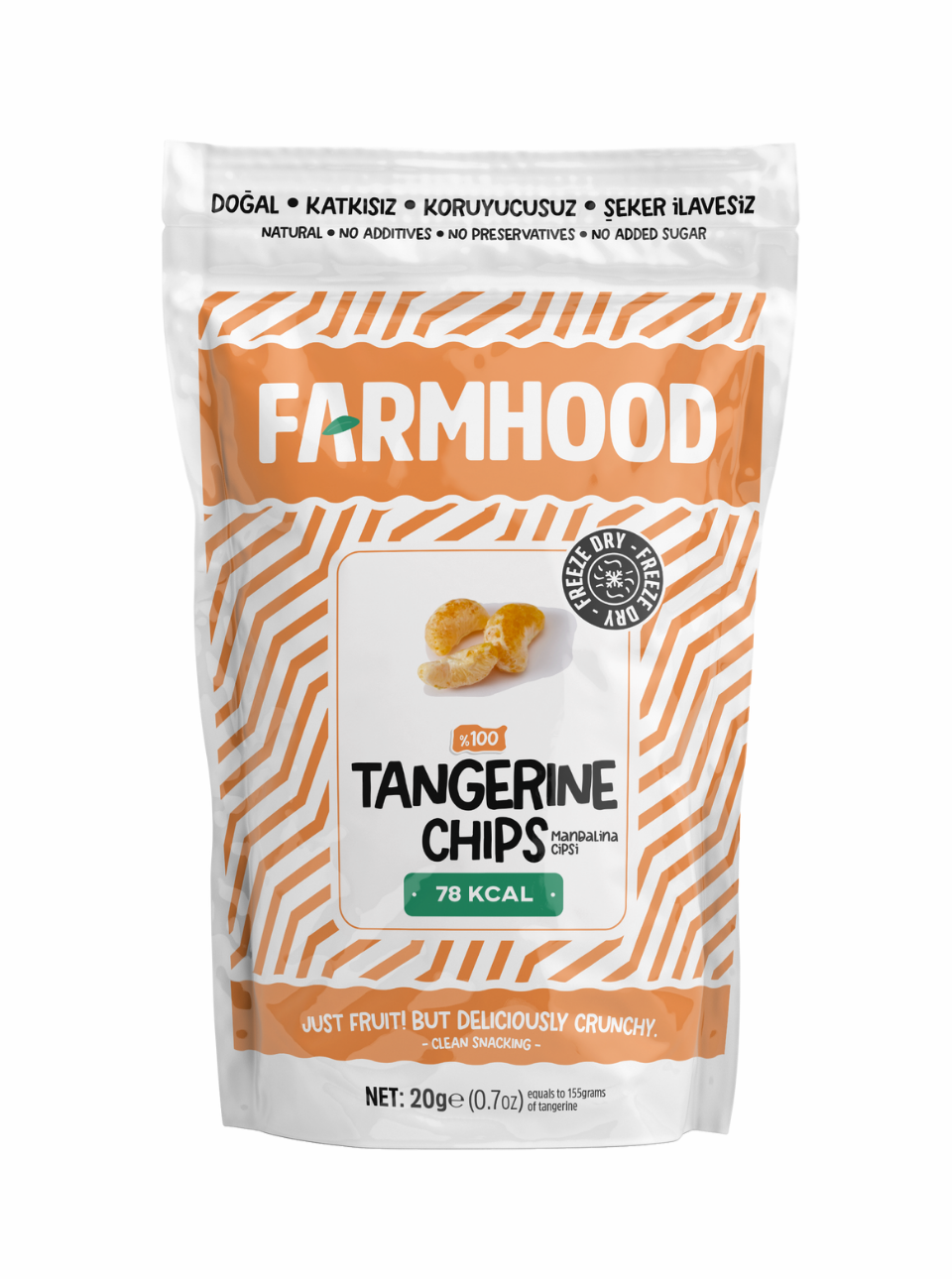 Freeze Dried Mandalina Cipsi