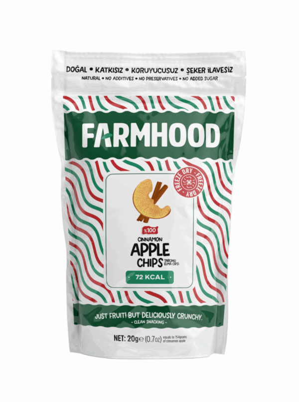 Freeze Dried Tarçınlı Elma Cipsi